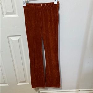 Rust Flare Pants